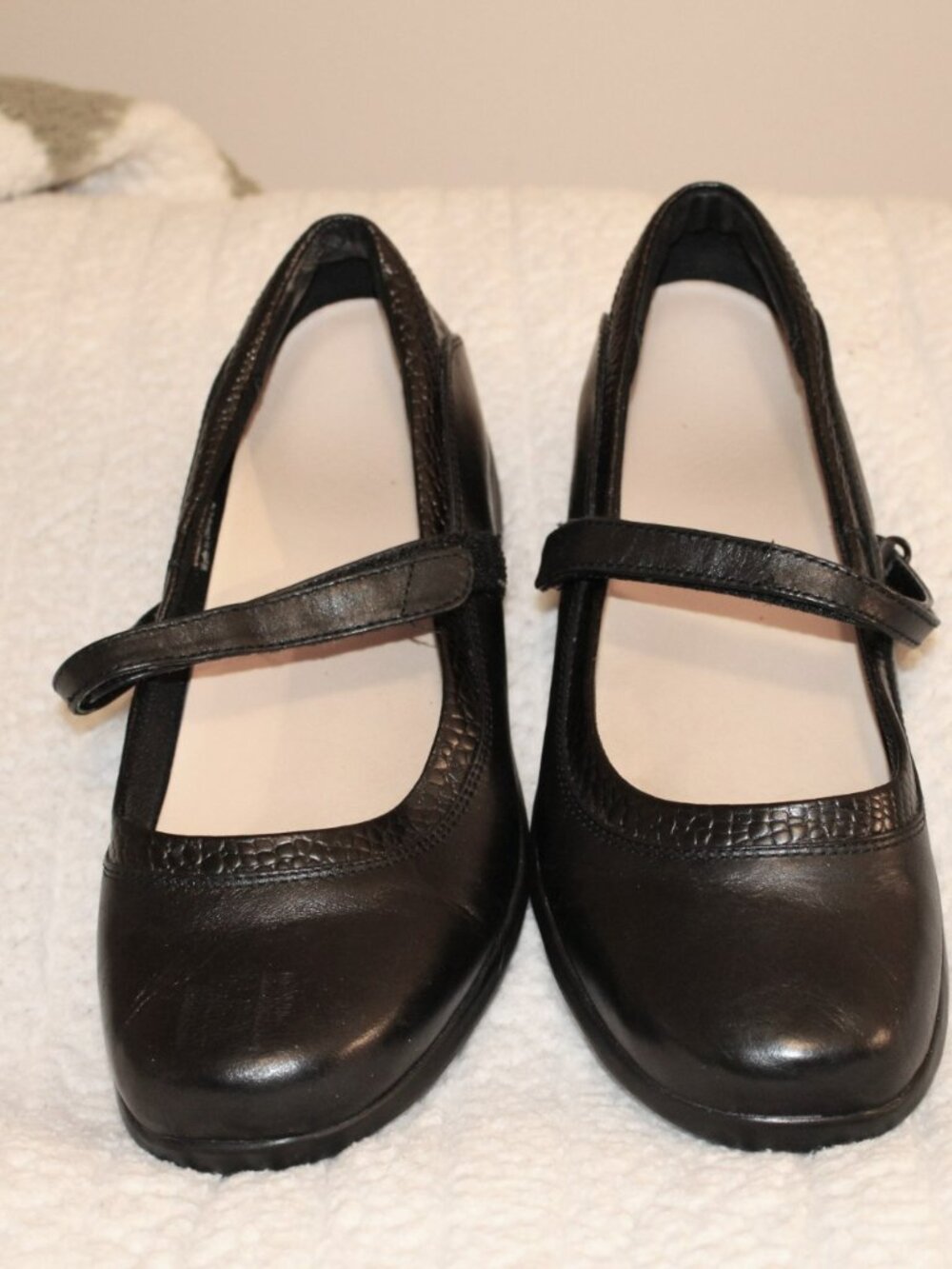 Apex Size 12 Leather Mary Janes New Without Tags